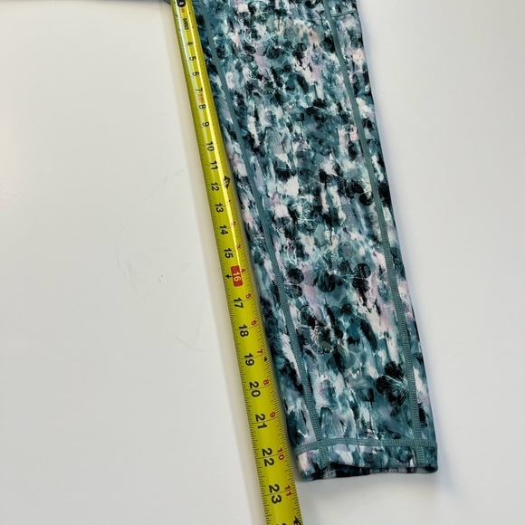 Sweaty Betty Super Sculpt 7/8 Green Print Leggings Size Small - Picture 7 of 8